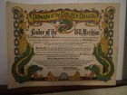 1946 Domain of the Golden Dragon Int'l Date Line Certificate USS Panamint — photo 1