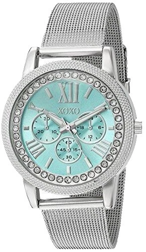 Relojes de pulsera banda de plata de Cuarzo XOXO