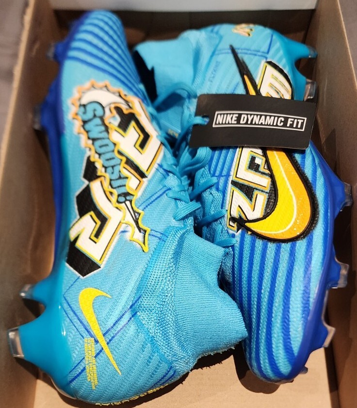 Nike Mercurial ブルー/イエロー シューズ FG Artificial Grass Soccer Cleats | Nike Air Zoom Mercurial