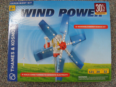 Thames & Kosmos 623913 WIND POWER  Science Kit - renewable energy experiment kit