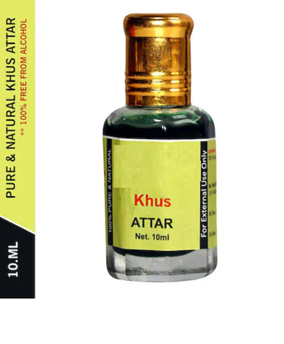 Khus long lasting & 100% natural fragrance attar oil for unisex 10ml - Picture 2 of 3