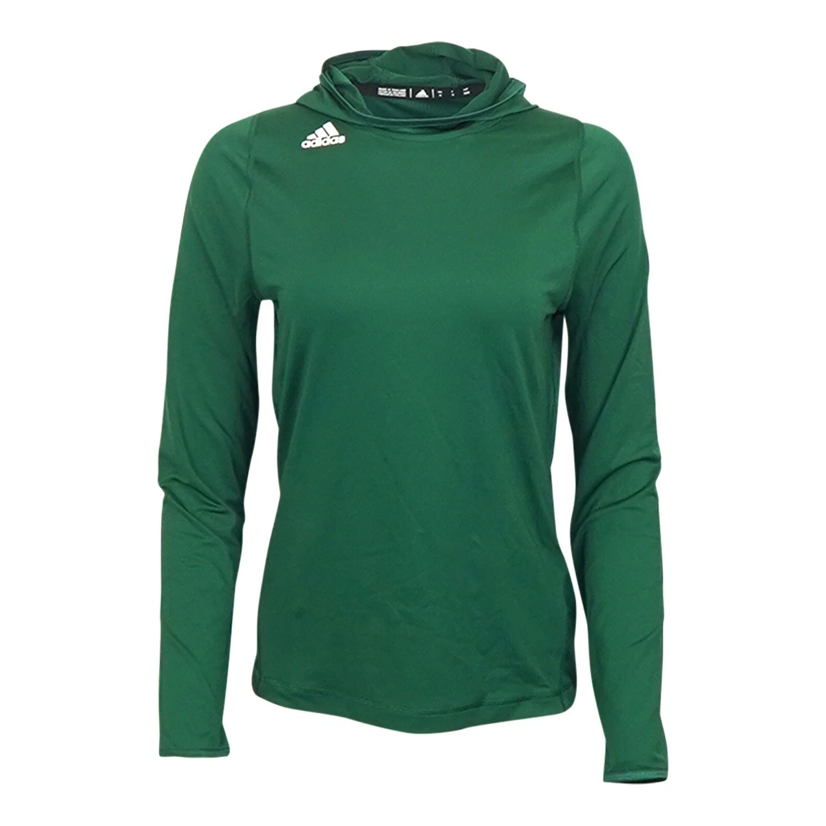 Adidas Women s Dark Green Climalite Iconic Training Hoodie CY7645