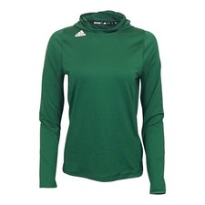 Adidas Women's Dark Green Climalite Iconic Training Hoodie CY7645