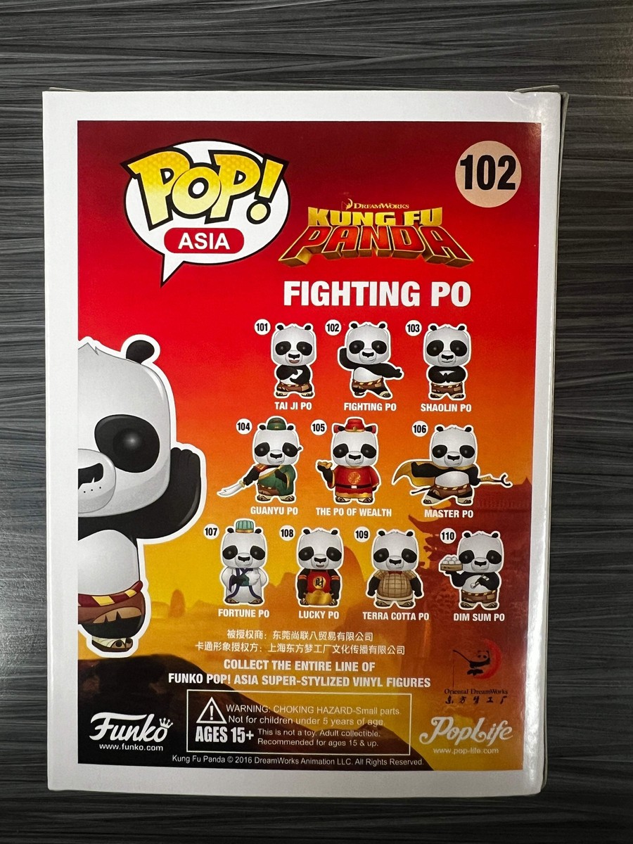 K-POP・アジア Poko Funko POP! Asia: Kung Fu Panda -Fighting Po (Funko 2016 Pop