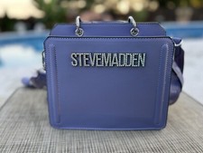   RARE NWT STEVE MADDEN BEVELYNG SATCHEL CROSSBODY W/RHINESTONES Purple VIRAL   