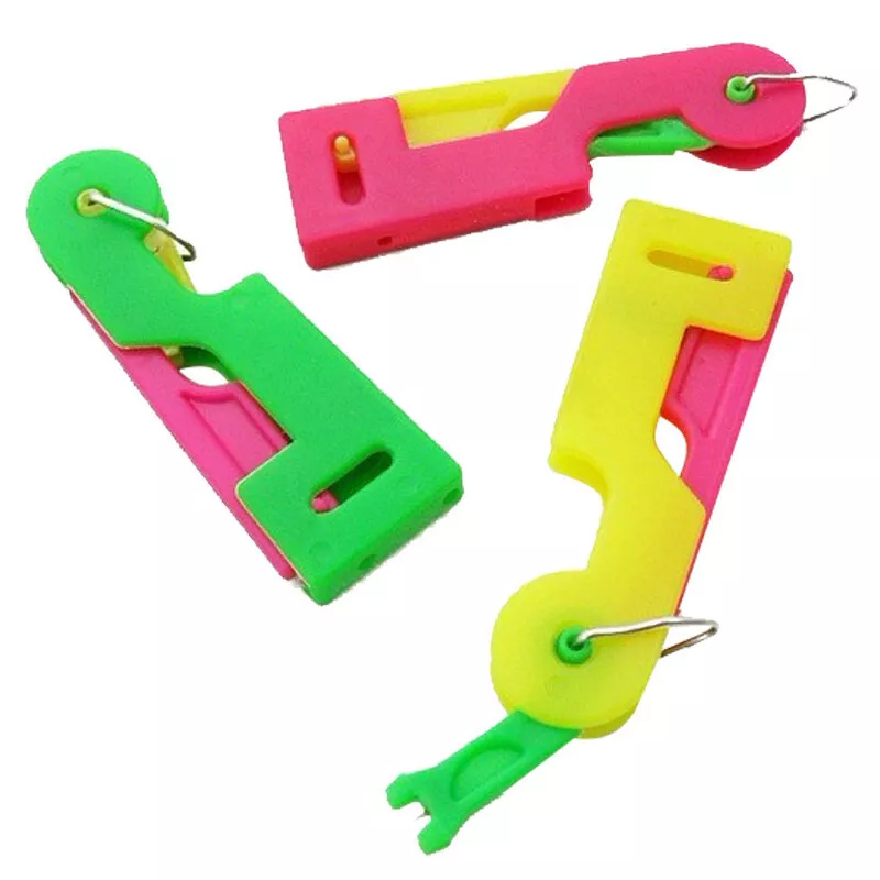 Automatic Sewing Needle Threader Simple Hand Tools Plastic Needle Thread To y