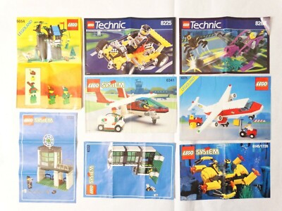 LEGO bundle lot instruction manuals x 42 - the 80s and 90s + extra