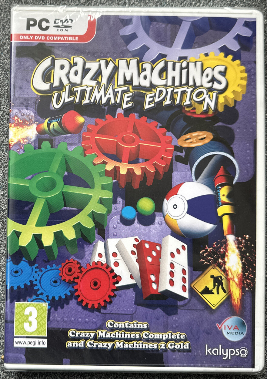 Crazy Machines Ultimate Edition PC DVD-ROM NEW SEALED EB42