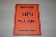BENIAMINO CESI -PEZZI SCELTI DI AUTORI ANTICHI PER PIANOF. - SERIE VIII -RICORDI