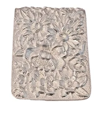 Repousse by Kirk #17 Sterling Napkin Clip