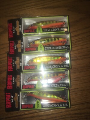 Leurre Vintage Rapala Risto Rap 7 RR-7 - Crankbait Bois Finlande - Hot Mustard