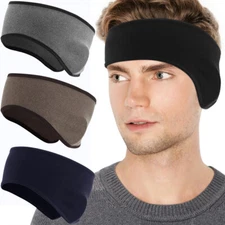 Winter Fleece Ear Warmer Headband for Men Women Cold Weather Windproof Ear Muffs