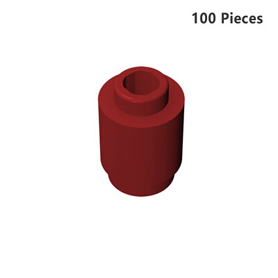 3062 Round Brick 1X1 Dark Red Bricks  Bricks, Pieces & Parts 100% Compatible