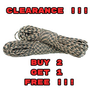 Check out our camo colors of paracord