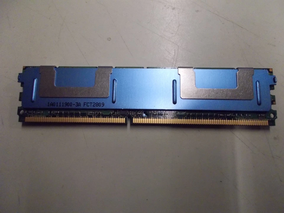 Ram Dimm 398707-051 Micron 2gb Ddr2 2rx4 Pc2-5300f Ecc, P/n 398707-051, #Su137 - Image 2 of 2