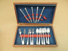 MINIATURE FLATWARE WITH CASE, MADE IN GERMANY
