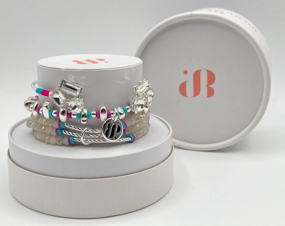 Bomb Party Summer Stacks 2023 Oh Shell Yeah Set of 3 Stack Bracelets RBP6062 - Image 3 of 4