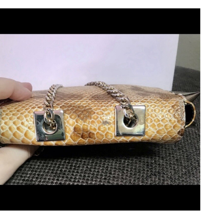 Ventidue Python Mini Bag With Violent Pyramid Stu… - image 9