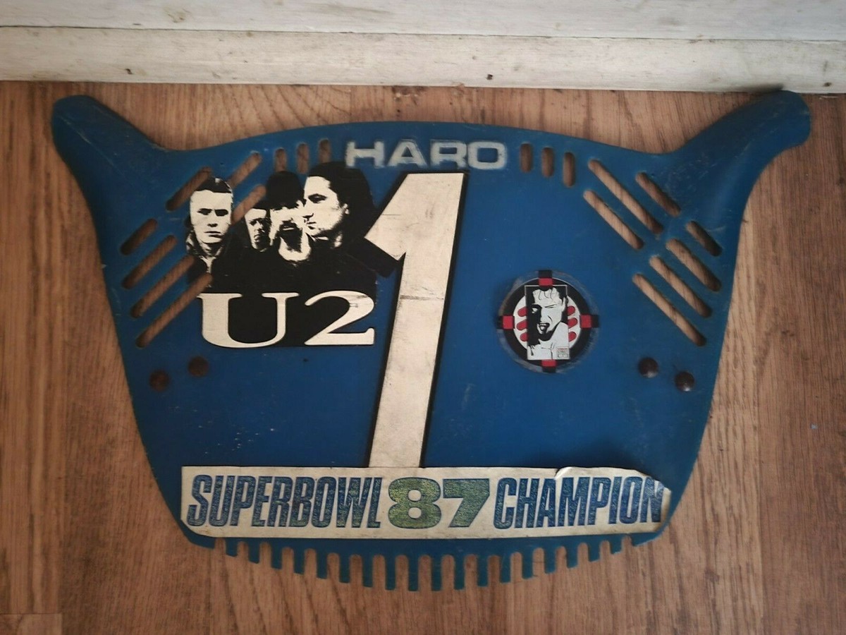 OLD SCHOOL BMX 1987 SUPERBOWL OF BMX HARO FLO SERIES NUMBER PLATE