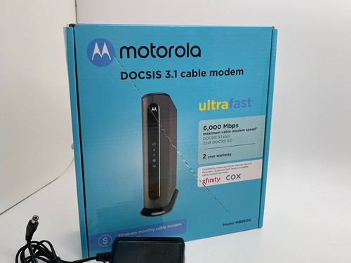 Motorola DOCSIS 3.1 Cable Modem Model: MB8600 XFINITY, COX, COMCAST OPEN BOX - Picture 6 of 6