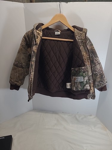 Carhartt youth small (7-8) camo realtree bomber coat - Picture 10 of 11