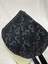 Men/Women Surgical Scrub Cap Lined DRAGONS Cool Cap 100 Cotton