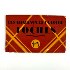 Antique Postcard Book Le Chateau De La Loire Loches Antique French Postcards UNP