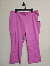 NWT A NEW DAY Women's Plus Pants Straight Elastic Waist Stretch Hi-Rise.Size 17R