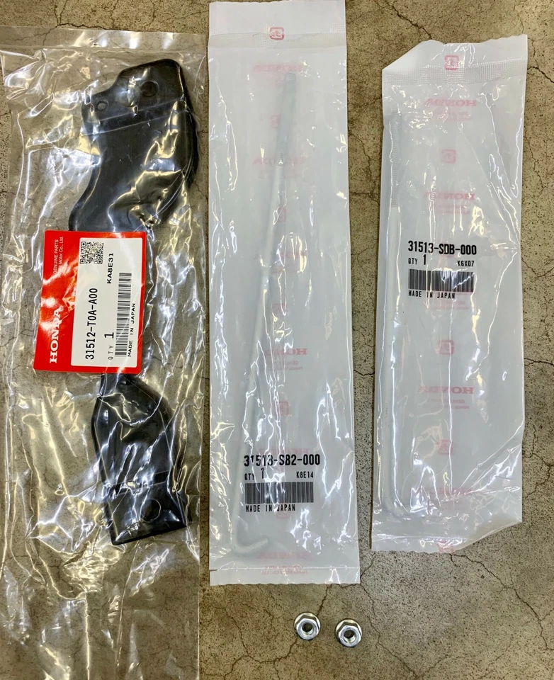 Kit de retención de batería genuino OEM Honda CR-V 2012-2016 placa de amarre soporte CRV Foto 2 de 2