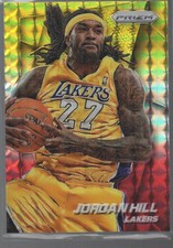 JORDAN HILL 2014-15 PANINI PRIZM YELLOW AND RED MOSAIC PRIZMS CARD #6