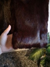 Vintage Mink Fur Coat Size 18 Classic New Red Brown Super Soft Blogger On Trend