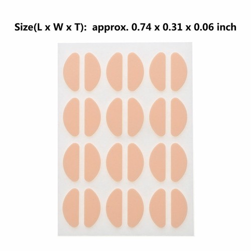 12 Pairs_Soft Foam Self-Adhesive Sticky Anti-Slip Nose Pads for Glasses Eyeglass - Picture 34 of 53