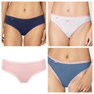 Sloggi 4 Pack Hipster Brief UK 10