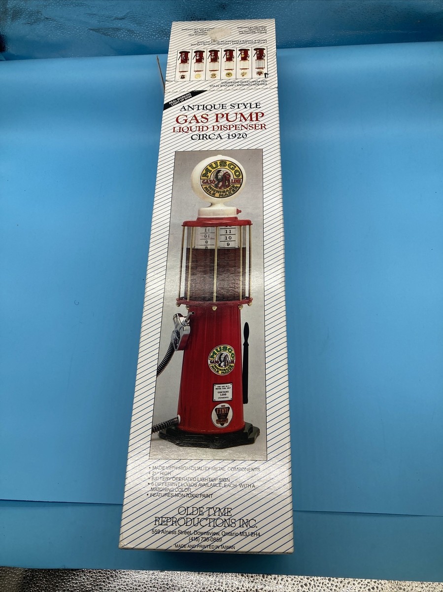 Antique Style Gas Pump Liquid Dispenser Used | eBay