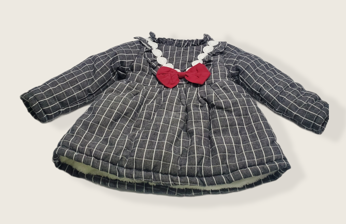 2t winter dress Shep + Eve Sherpa Lined Half Zip Toddler Gray/White Burgundy Dress Deep V Seamless Bra 12 Years (160cm) 83 Size:S (MADE-TO-ORDER)