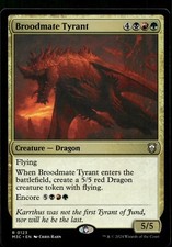 Broodmate Tyrant #123 MTG Modern Horizons 3 NM X1