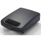 4 Slice Waffle Maker, Removable Plates, Black Matte, Model Ms8400778514-1