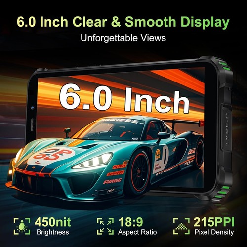 2025 Oukitel G5 Outdoor Handy 16GB+128GB/1TB 6300mAh IP68 Waterproof Smartphone - Picture 4 of 8