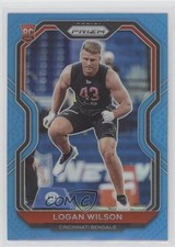 2020 Panini Prizm Rookie Light Blue Prizm Logan Wilson #309 pr9