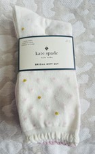 Kate Spade Socks Bridal Gift Set 3 Pack Pink Wedding Bridesmaids
