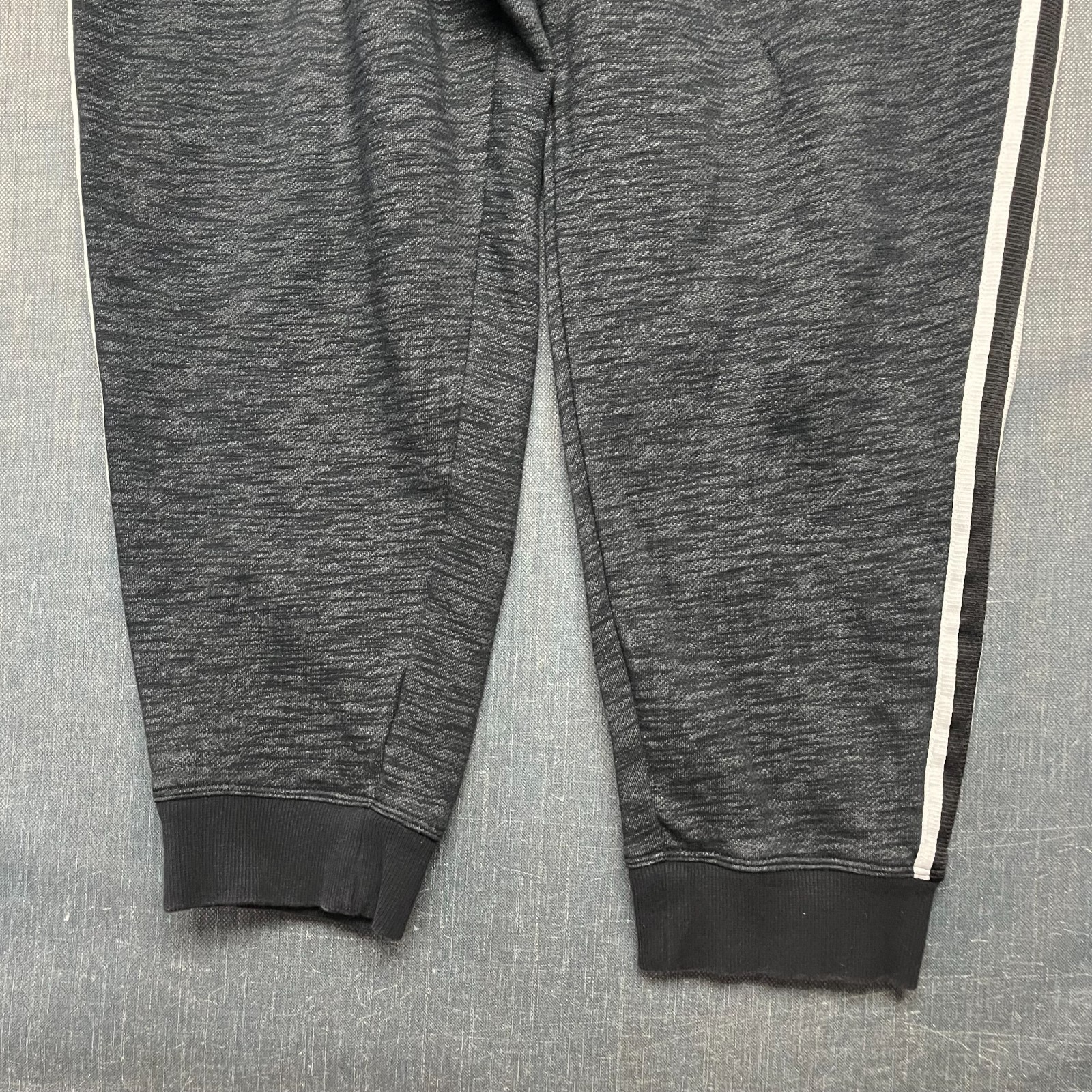 Under Armour Men's Tracksuit Size XXL Gray Fleece Side Stripe Hoodie Jogger Set thumbnail 13