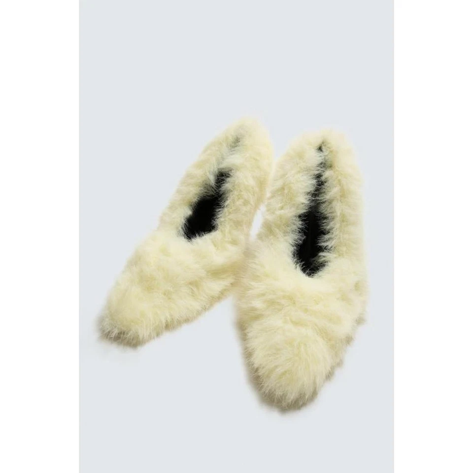 ZARA FAUX FUR SHOES FOR ZARA X DISNEY HARRY LAMBERT