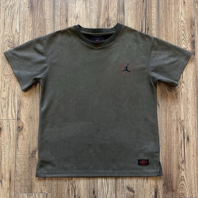 Travis Scott Cactus Jack x Air Jordan Tee Olive Size Large