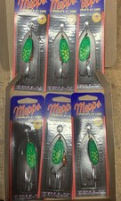 6PC Mepps Comet Tru-V Size 3 Green Chartreuse 1/4oz