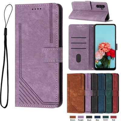 Flip Wallet Card Case For iPhone 17 16E 15 14 Plus 13 12 Pro XS Max Folio Cover