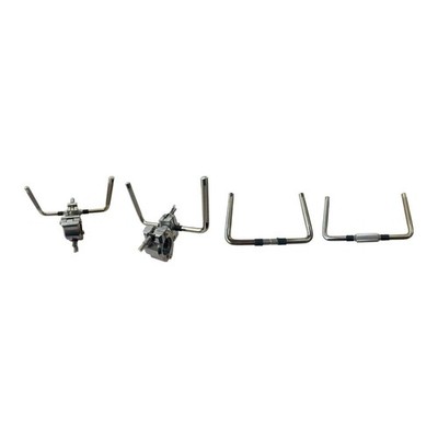 Drum Rack Klemme Musik Instrument Rohr Clip Halterung Hardware verstellbar Doppel L