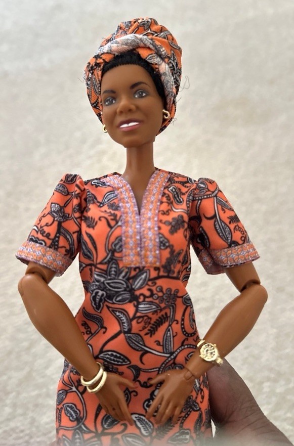 Dr. MAYA ANGELOU Barbie Inspiring Women Black Label Doll by Mattel