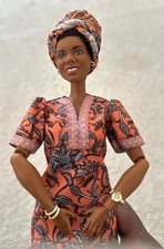 Dr. MAYA ANGELOU Barbie Inspiring Women Black Label Doll by Mattel