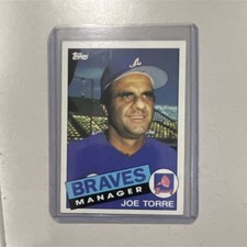 Topps baseball 1985 Joe Torre #438 Atlanta Braves MLB Base Set Card