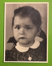 1508/old photo * pretty girl * porait photo size 11.3x8.4 cm